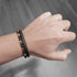Perlen Lederarmband Herren Damen Unisex Tigerauge Magnetverschluss uniqal